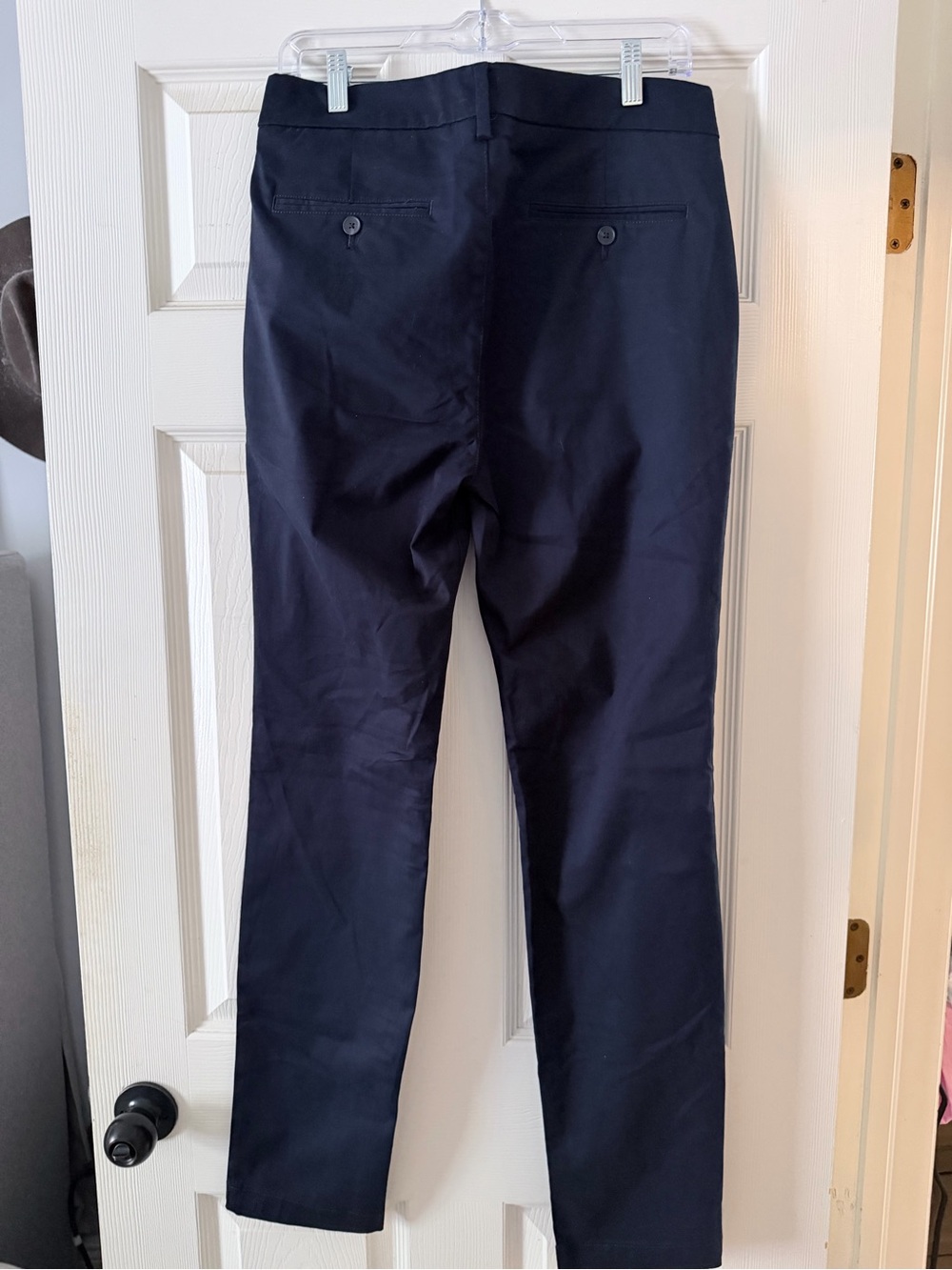 NWT Express Men’s Skinny Chino Pants 31x32 Navy Hyper Stretch - Picture 5 of 6